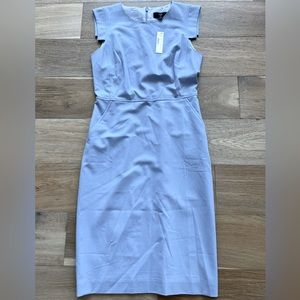 NWT J.crew Resume Dress- Loght ceil blue-6Tall